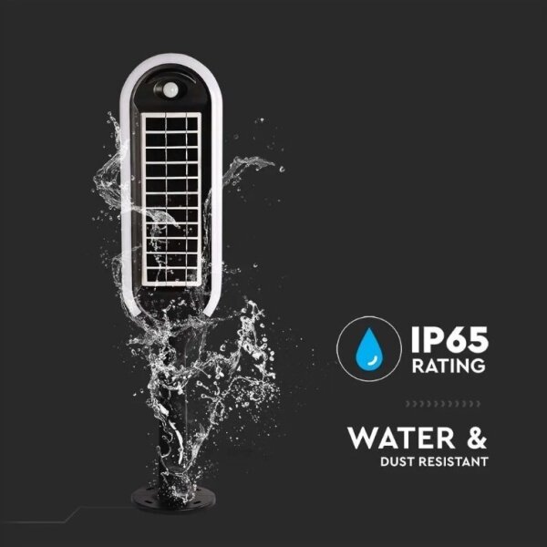 LED Solární lampa se senzorem BOLLARD LED/5W/5,5V 70 cm 3000K IP65 2000 mAh