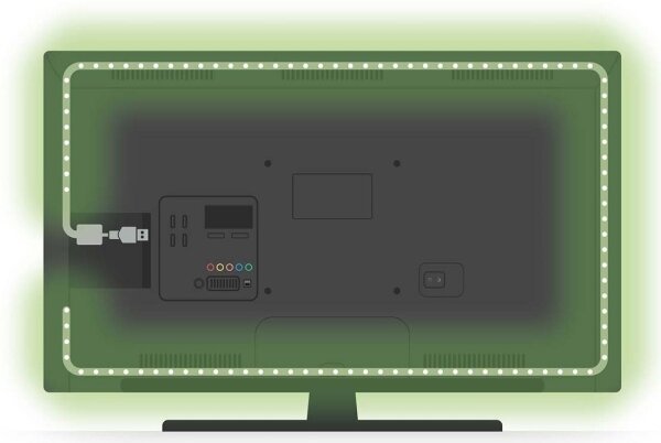 Nedis BTLS20RGBW - LED RGB Stmívatelný pásek SmartLife 2,4m LED/4W/5V