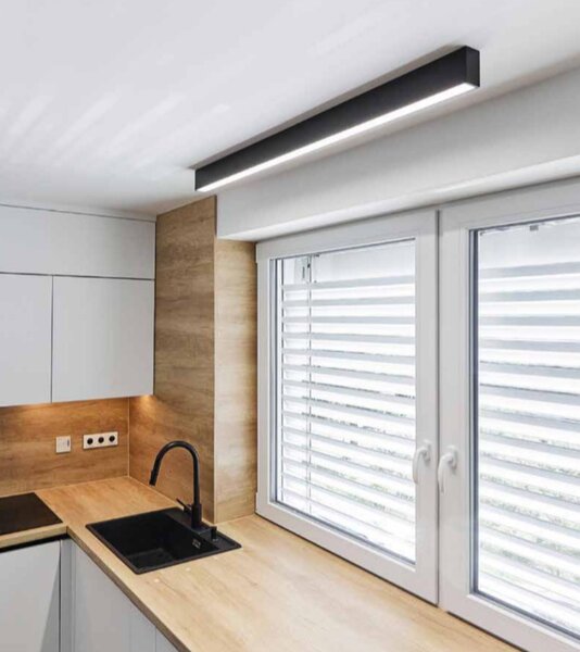 Palnas Stropní lineární LED svítidlo Linie, d. 113cm, 36W Barva: Bílá, Teplota světla: 3000K - teplá bílá, Stmívání, řízení: ON/OFF (bez stmívání)