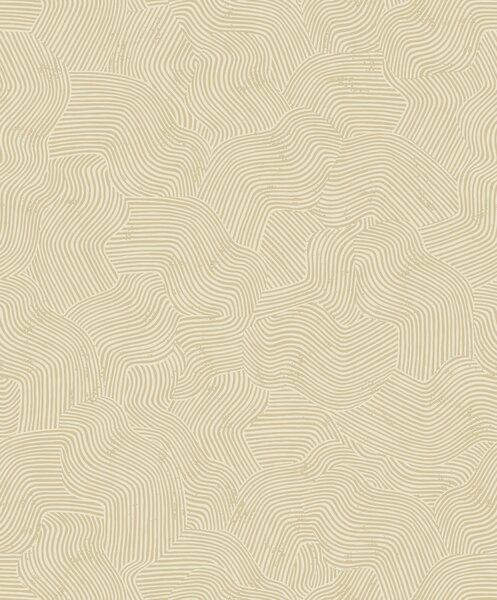 Krémová geometrická vliesová tapeta na zeď, BA26090, Brazil, Decoprint