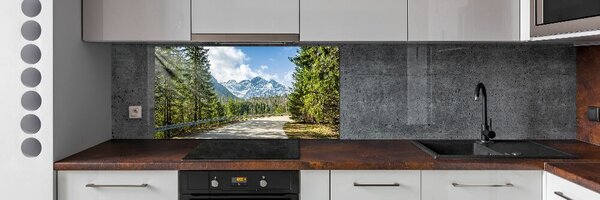 Dekorační panel sklo Cesta Tatry pksh-129408685