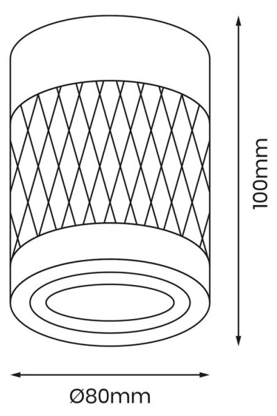 Bodové svítidlo BIMA 1xGU10/25W/230V kulatý bílá