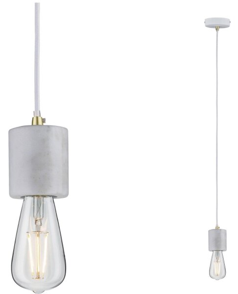 Paulmann 79750 - 1xE27/20W Lustr na lanku NORDIN 230V