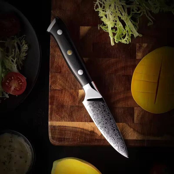 Loupací nůž z damaškové oceli SaKuRo G10 8,9 cm