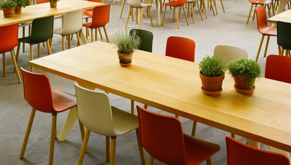 Vitra designové židle Hal RE Wood
