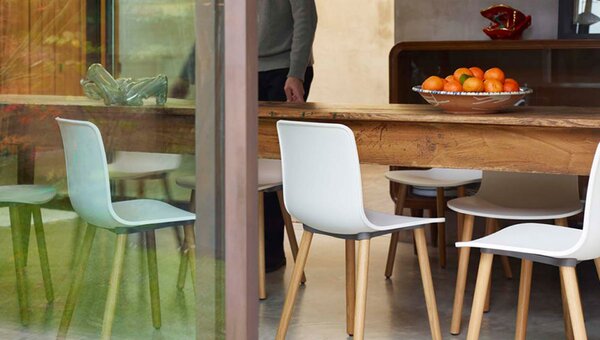 Vitra designové židle Hal RE Wood