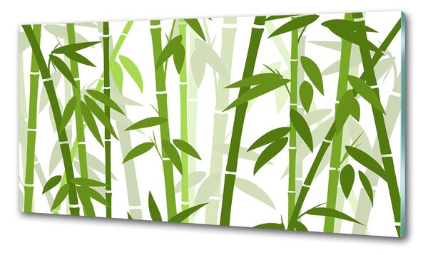 Skleněný panel do kuchyně Bambus pksh-131568514