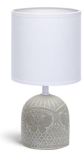 Aigostar - Stolní lampa 1xE14/40W/230V šedá/bílá