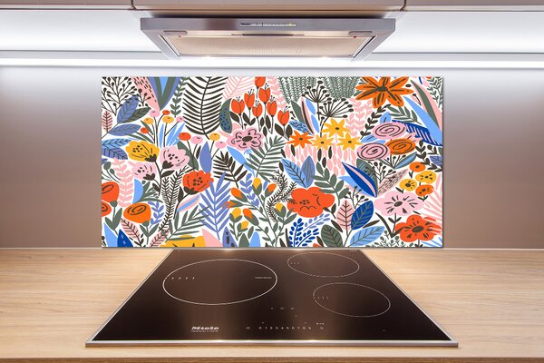 Panel do kuchyně Květinový vzor pksh-132035152
