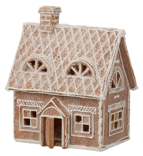 Vánoční perníková chaloupka s Led světýlky Gingerbread House - 17*14*22cm