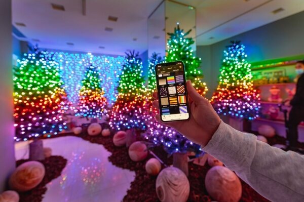 Twinkly TWS250SPP-BEU - LED RGB Venkovní řetěz 250xLED 23,5m IP44 Wi-Fi