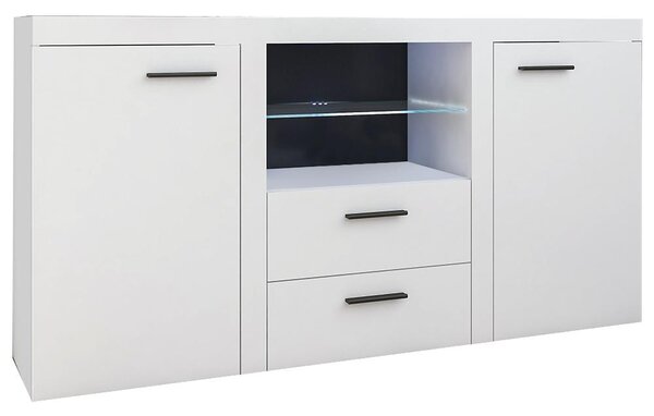 Komoda RUMBA 2F2S | 156,4 cm | bílá