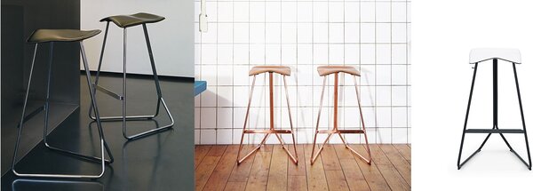 Classicon designové barové židle Triton (výška 65 cm)
