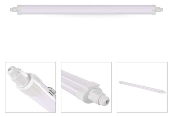 EMOS LED prachotěsné svítidlo DUSTY 36W neutrální bílá, 4680 lm, IP65