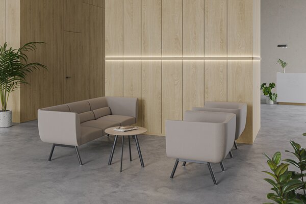 LD SEATING - Křeslo NIDO NI-K1-L s nízkým opěrákem