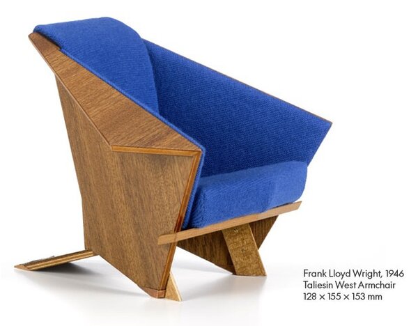 Vitra designové miniatury Taliesin West Chair