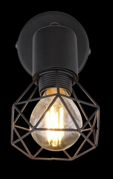 Globo - LED Nástěnné bodové svítidlo XARA 1xE14/6W/230V černá
