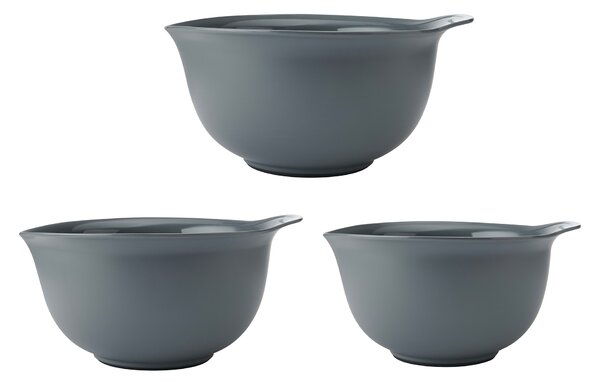 KitchenAid Míchací a zadělávací mísy KitchenAid, set 3 ks, šedé KQG175OSCGG