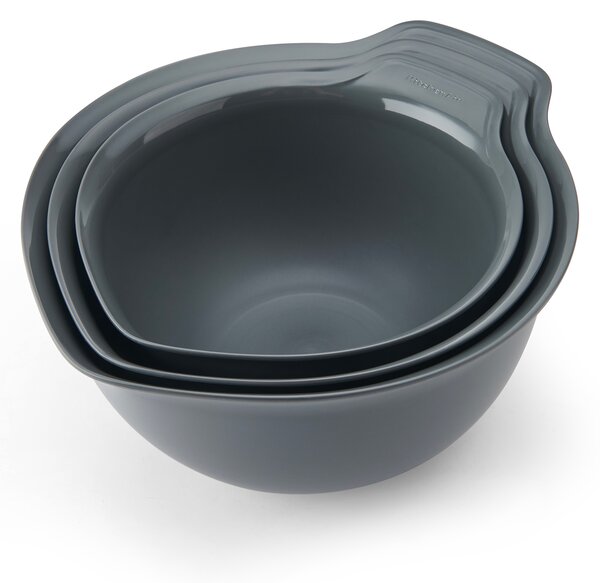 KitchenAid Míchací a zadělávací mísy KitchenAid, set 3 ks, šedé KQG175OSCGG