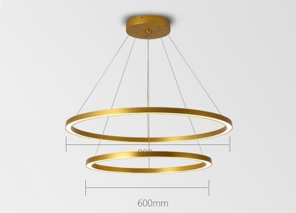 Immax NEO 07159-G80-60 - LED Stmívatelný lustr FINO LED/93W/230V Tuya zlatá + DO