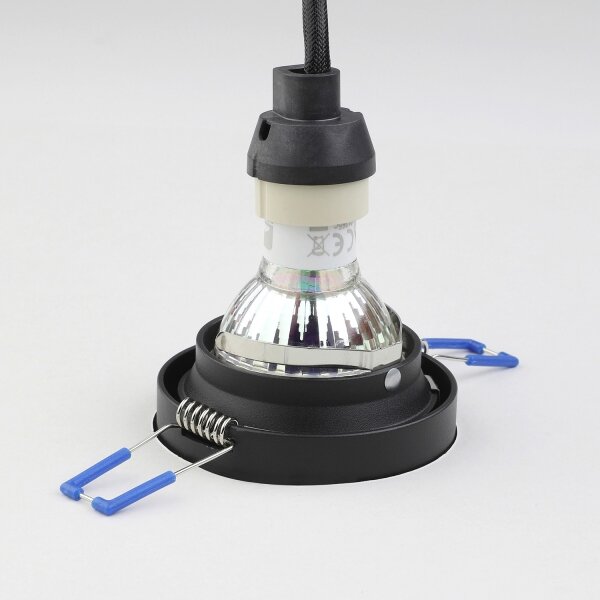 Eglo 900451 - Podhledové svítidlo CAROSSO 1xGU10/35W/230V antracit