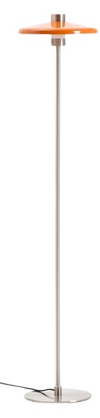 Kave Home Oranžová kovová stojací lampa Nuvira 130 cm