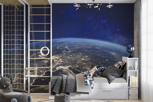 Fototapeta Pohled na Zemi z vesmíru, Designové fototapety na zeď, Populární fototapety, u62035 - Tapeko.co.cz