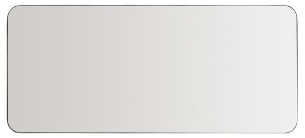 Kave Home Černé kovové závěsné zrcadlo Marco 180 x 80 cm