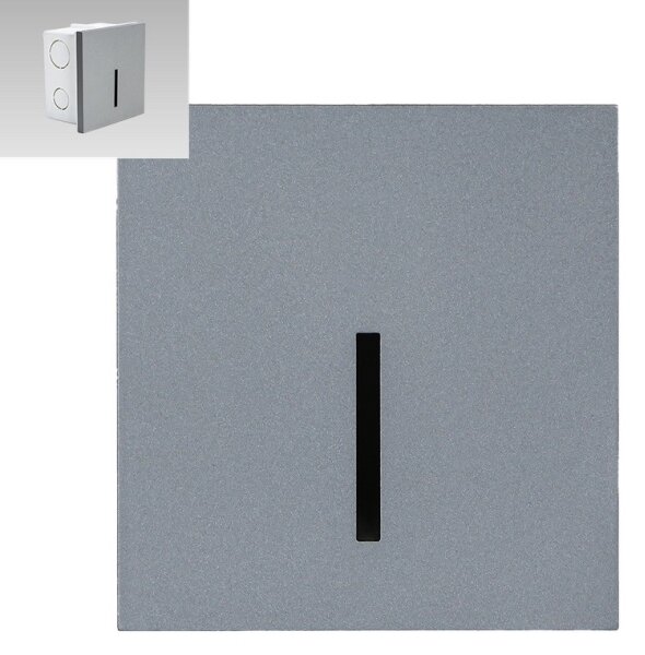 Emithor 70429 - LED Schodišťové svítidlo LINE LED/1W/230V 4000K šedá