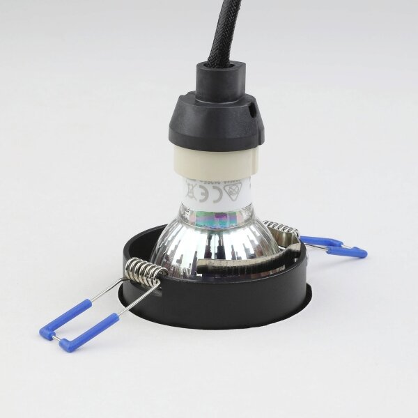 Eglo 900453 - Podhledové svítidlo CAROSSO 1xGU10/35W/230V černá
