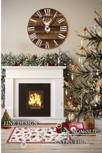 Červený koberec s vánočním motivem 50x80 cm Red Christmas – Villeroy&Boch