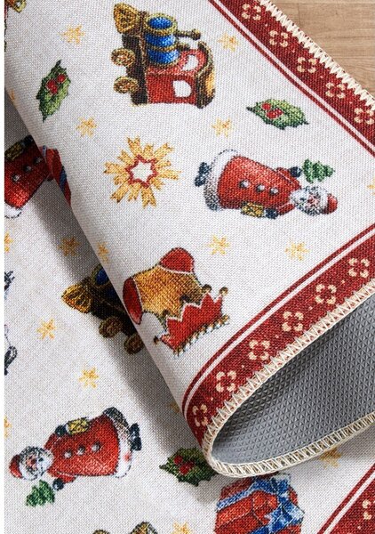 Červený koberec s vánočním motivem 50x80 cm Red Christmas – Villeroy&Boch