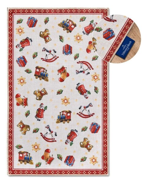Červený koberec s vánočním motivem 50x80 cm Red Christmas – Villeroy&Boch