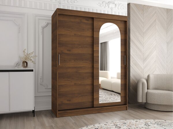 Šatní skříň Kreloin 150, Barva: černá, Zásuvky: Ne 5903211418051