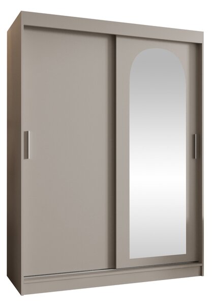 Šatní skříň Kreloin 150, Barva: černá, Zásuvky: Ne 5903211418051