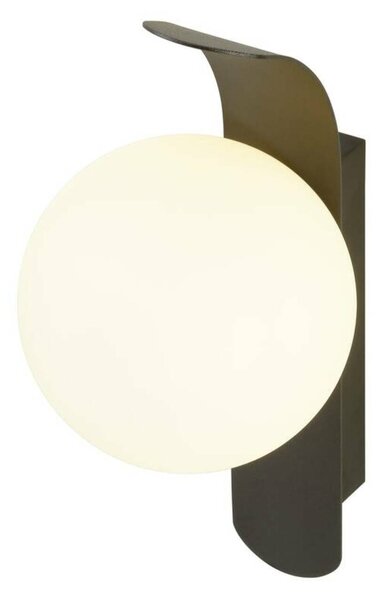 BIG WHITE SLV SUN nástěnné svítidlo, kulaté, 1x max. 40W, LED žárovka, G9, PHASE, černé 1008124