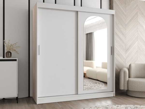 Šatní skříň Kreloin 180, Barva: černá, Zásuvky: Ano 5903211418709