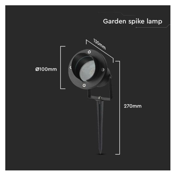 Venkovní lampa 1xGU10/35W/230V IP65