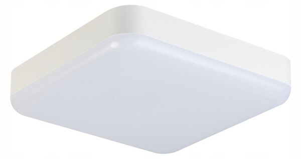 Stropní Svítidlo se senzorem bílý čtvercový 26 cm IP65 4000K Kanlux