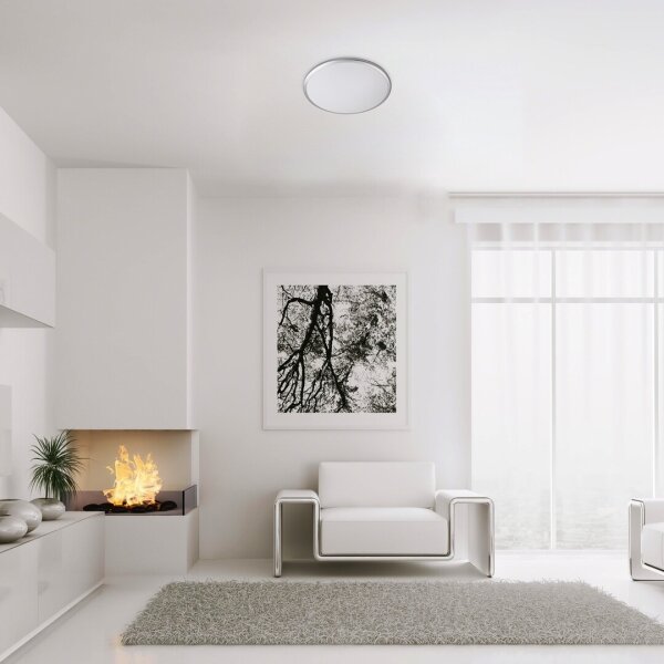 Rabalux 71127 - LED Stropní svítidlo ENGON LED/18W/230V 4000K stříbrná 27 cm