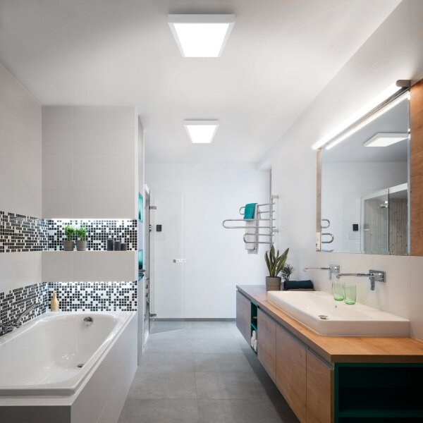 Brilagi - LED Koupelnové svítidlo FRAME LED/50W/230V 3000/4000/6000K IP44 bílá