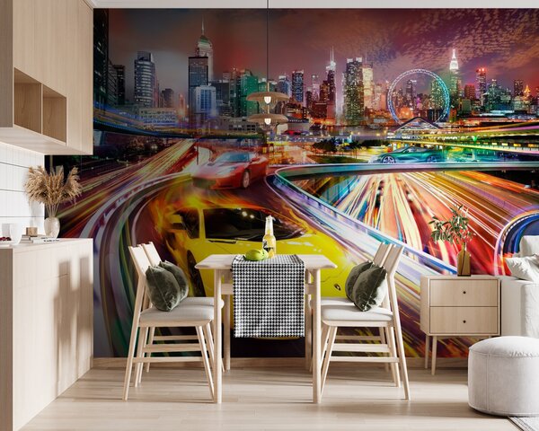 Fototapety Pneumatika, budova a nebe, Fototapety dětské, Fototapety pro chlapce, u64341 : uwalls.cz