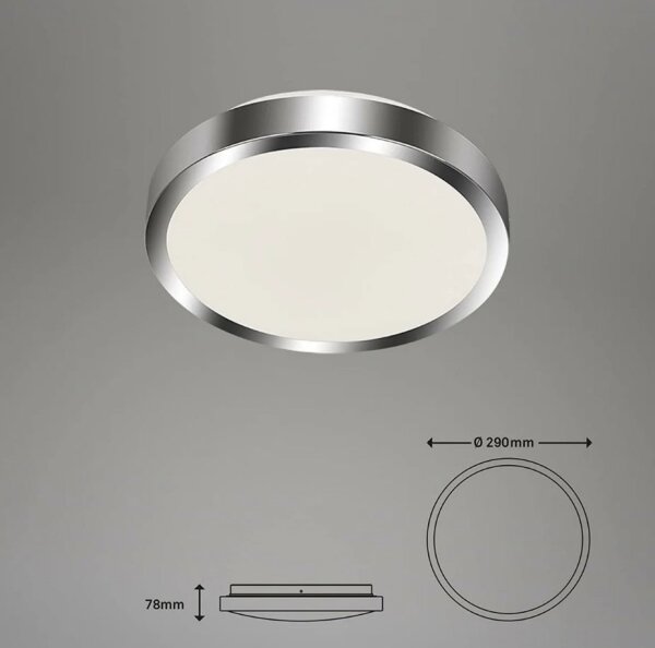 Briloner - LED Koupelnové stropní svítidlo SPLASH LED/15W/230V IP44