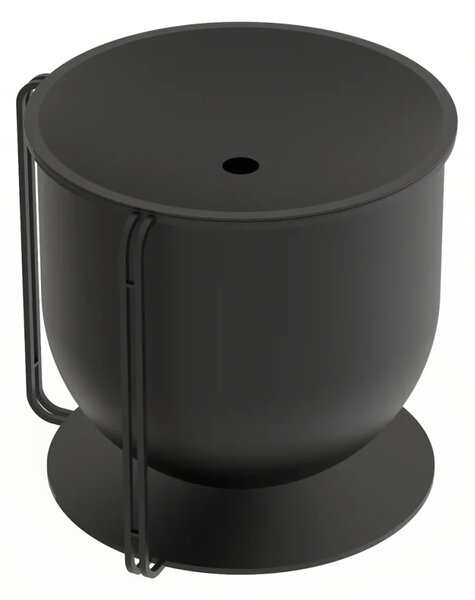 Designový kovový koupelnový odpadkový koš Faro Bílá