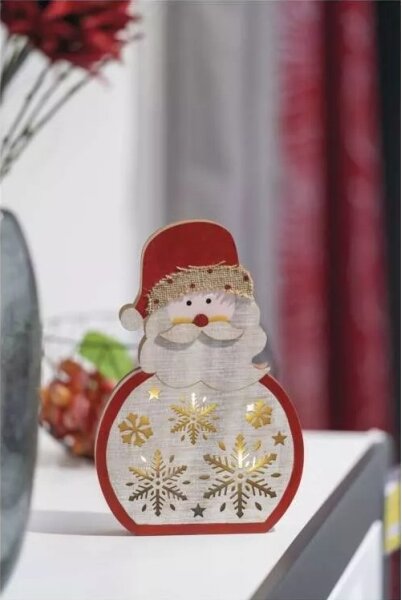 LED Vánoční dekorace LED/2xAAA Santa