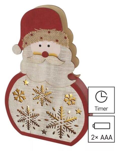 LED Vánoční dekorace LED/2xAAA Santa