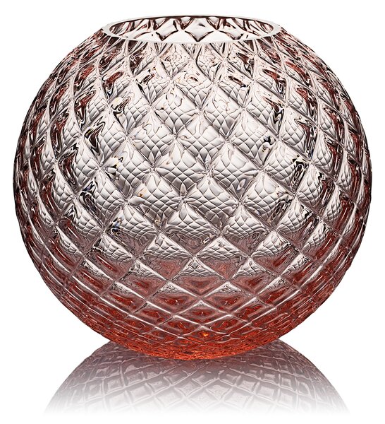 Skloglass Váza DAHLIA 150mm Růžová Barvy: Ružová
