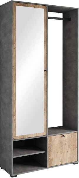 ŠATNA, 90/190/33 cm - Online Only šatny & botníky, Online Only