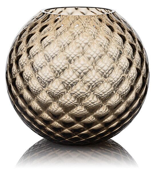 Skloglass Váza DAHLIA 150mm Kouřová Barvy: Kouřová