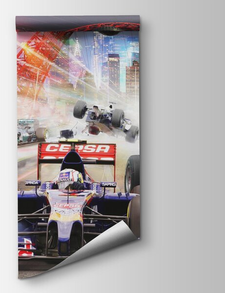 Fototapeta Závodní auto na trati, Designové fototapety na zeď, Populární fototapety, u64439 - Tapeko.co.cz